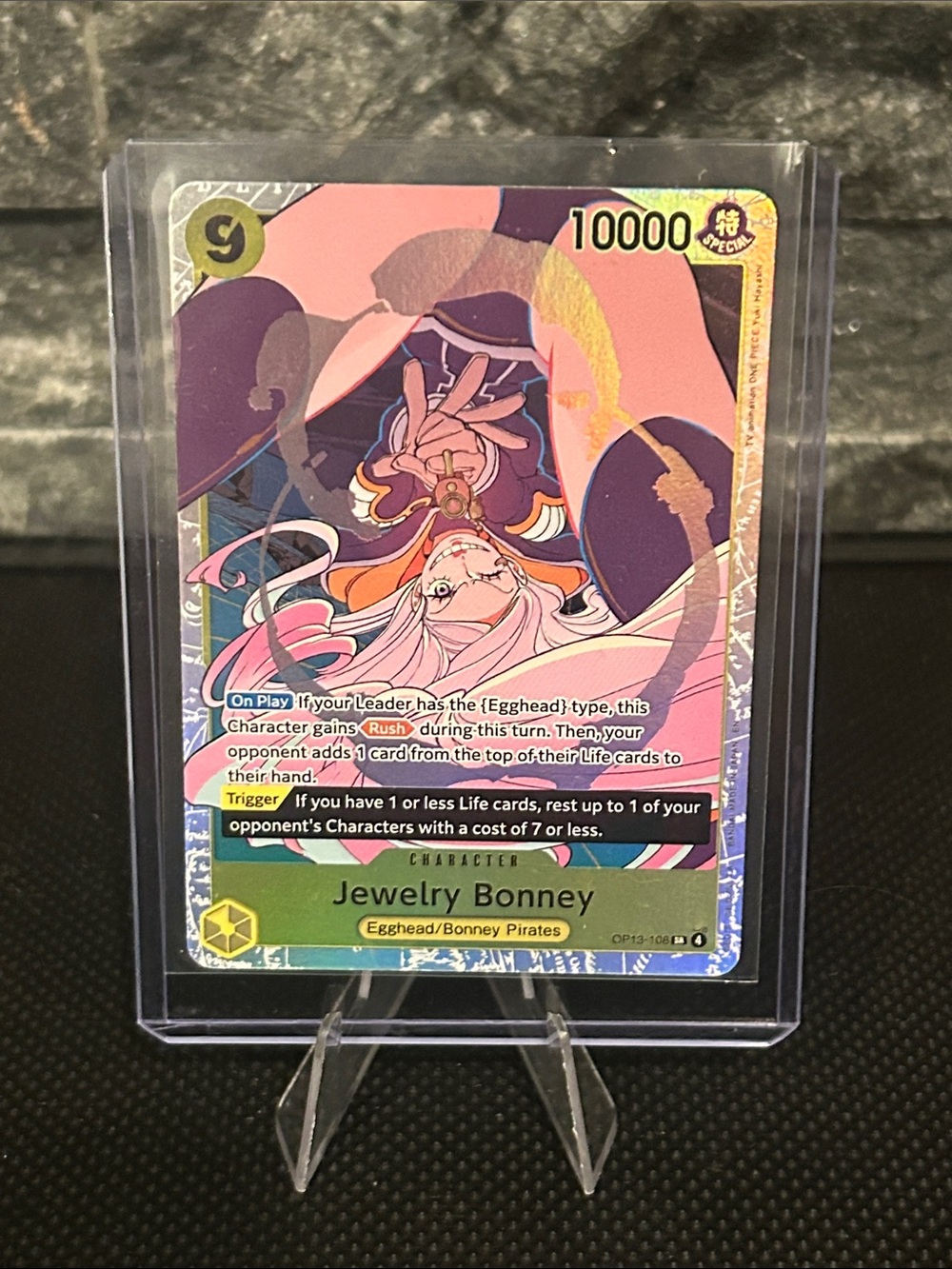 One Piece Jewelry Bonney SR OP13-108 Foil from Carrying on his Will M/NM